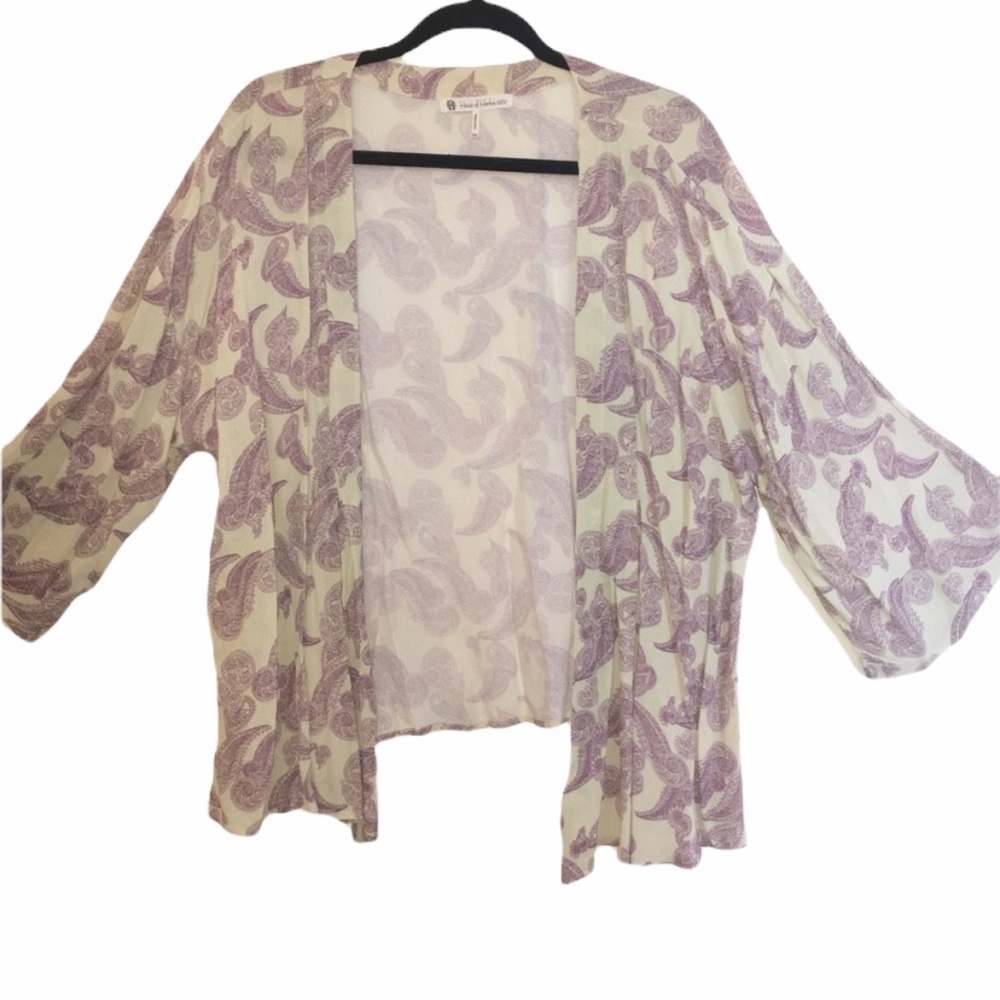 House of Harlow - Paisley Boho Kimono (Size: Medium)